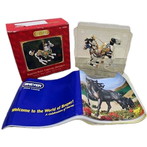 Breyer 2004 Holiday Edition Painted Pony Carousel Ornament (# 700904) [121] - Picture 1 of 11